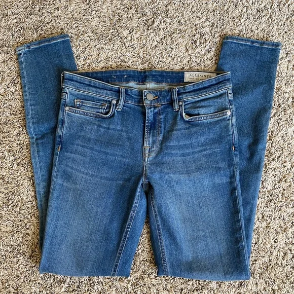 EUC Allsaints Skinny jeans - Picture 3 of 6